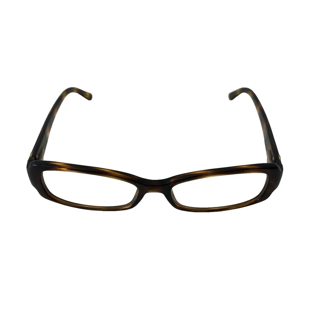 BVLGARI 455B 502 Eyeglasses Rectangular 53 16 135 Tortoise Shell Brown Italy